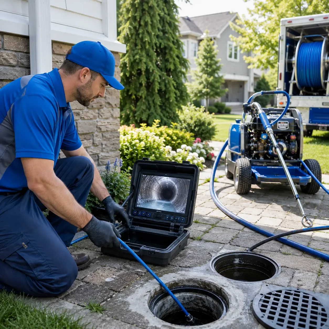 Outdoor drain cleaning professionals serving Indian Head, MD